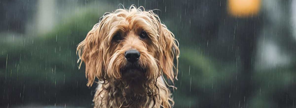 Orange cat sitting in front of house plants.